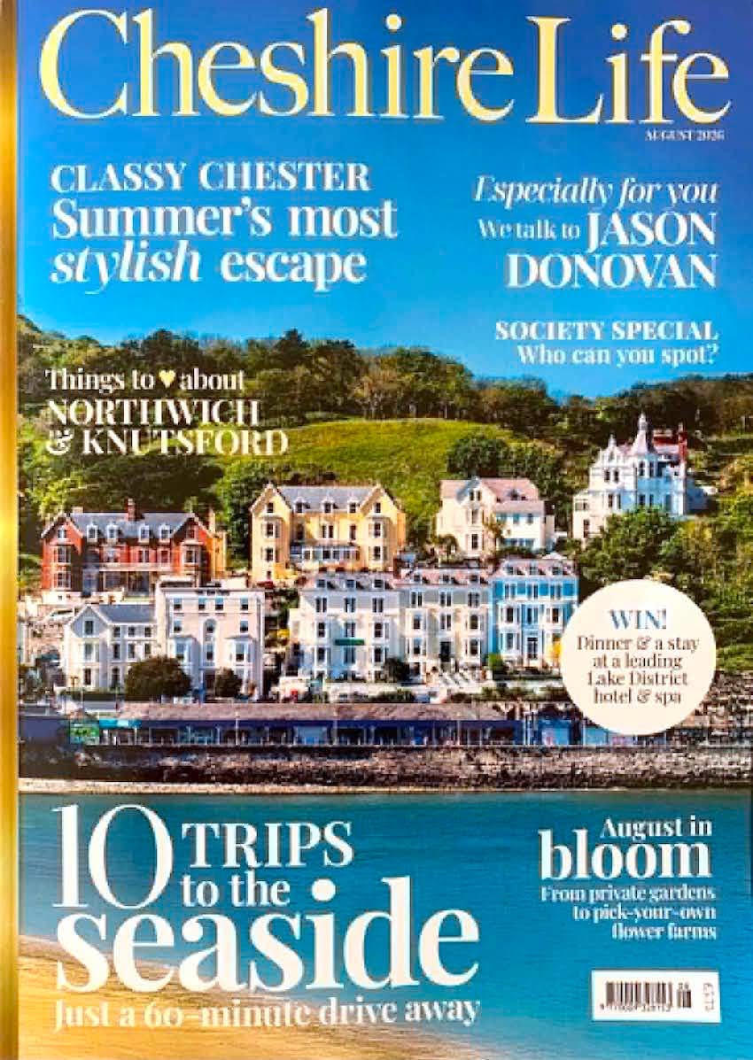 August edition of Cheshire Life magazine